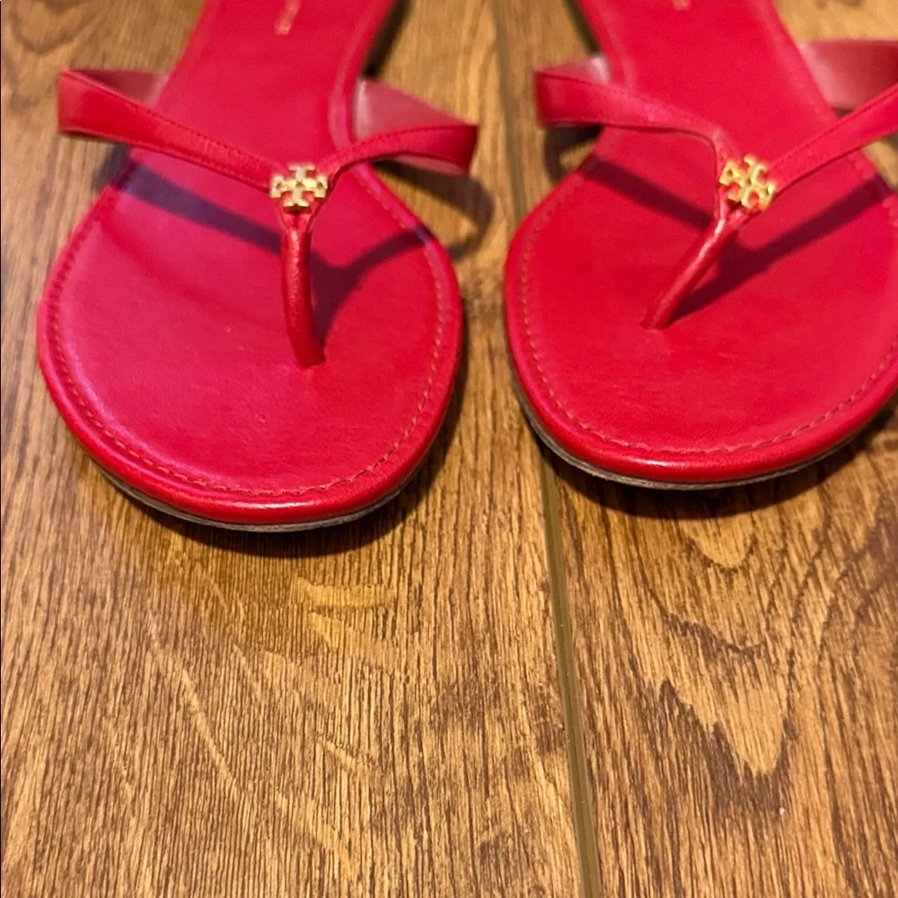 Tory Burch Red Women's Sandals size 10 - Picture 2 of 7